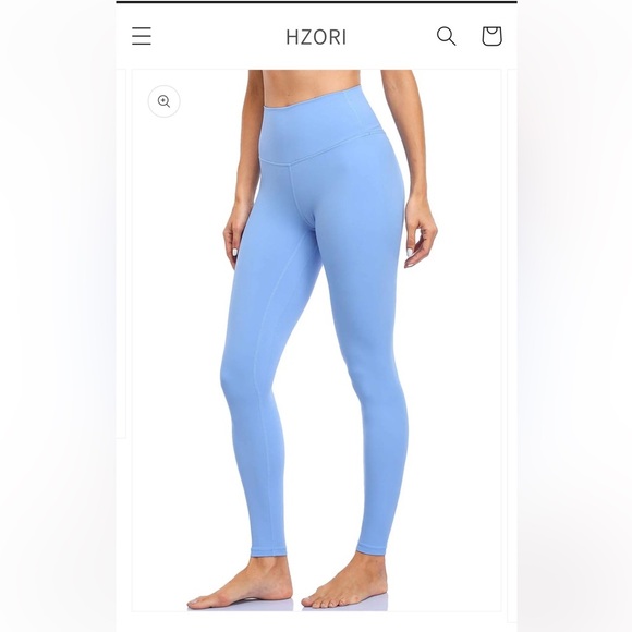 HZORI *Sold Out* 7/8 Yoga workout leggings size Large - Picture 1 of 11
